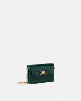 Clutch Medusa 95 cu efect de crocodil