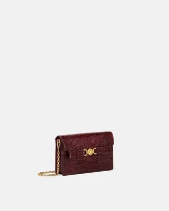 Clutch Medusa 95 cu efect de crocodil