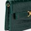 Clutch Medusa 95 cu efect de crocodil