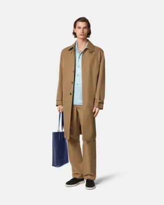 Cămașă din amestec de mătase cu model jacquard Barocco