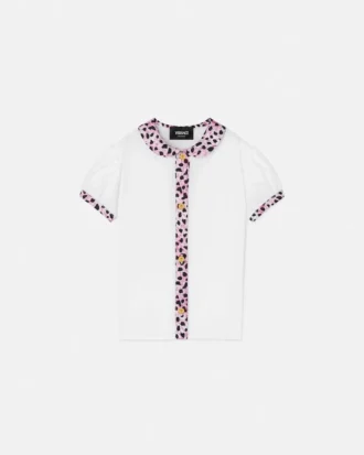 Cămașă din bumbac jersey cu imprimeu pentru copii
