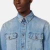 Cămașă din denim cu detalii decorative Cămașă din denim cu detalii decorative