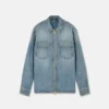 Cămașă din denim cu fermoar Cămașă din denim cu fermoar