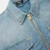 Cămașă din denim cu fermoar Cămașă din denim cu fermoar