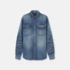 Cămașă din denim fabricată în Japonia Cămașă din denim fabricată în Japonia