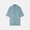 Cămașă din denim jacquard Barocco Cămașă din denim jacquard Barocco