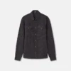 Cămașă din denim jacquard Barocco Cămașă din denim jacquard Barocco
