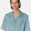 Cămașă din denim jacquard Barocco Cămașă din denim jacquard Barocco