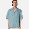 Cămașă din denim jacquard Barocco Cămașă din denim jacquard Barocco