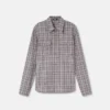 Cămașă din flanelă de lână în carouri Cămașă din flanelă de lână în carouri