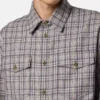 Cămașă din flanelă de lână în carouri Cămașă din flanelă de lână în carouri
