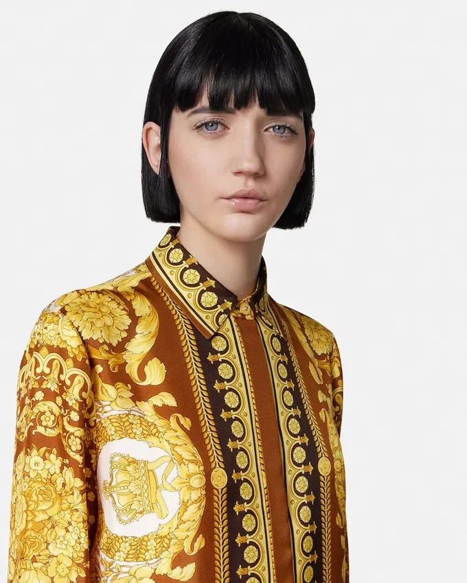 Cămașă din mătase Barocco Silk Cămașă din mătase Barocco Silk