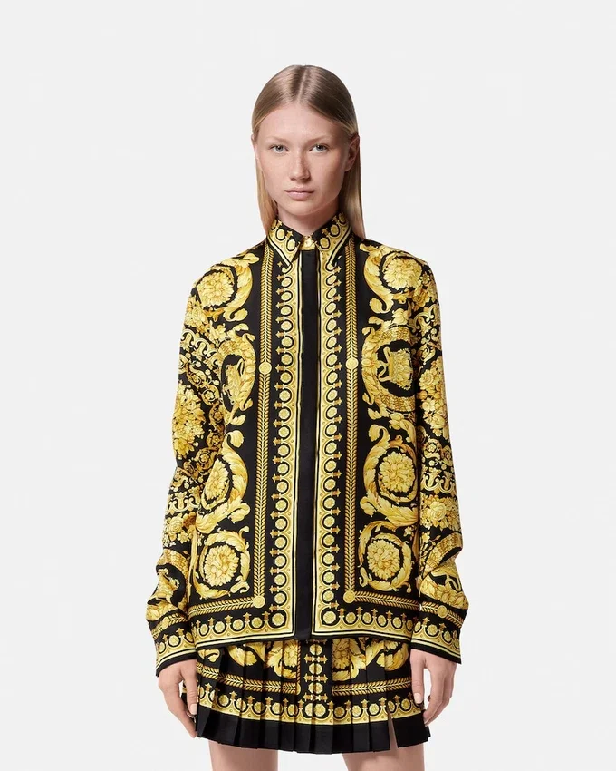 Cămașă din mătase Barocco Silk Cămașă din mătase Barocco Silk