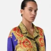 Cămașă din mătase Cheetah Barocco Silk Cămașă din mătase Cheetah Barocco Silk
