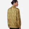 Cămașă din mătase cu imprimeu Cheetah Allover Cămașă din mătase cu imprimeu Cheetah Allover