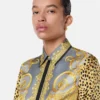 Cămașă din mătase cu imprimeu leopard Cămașă din mătase cu imprimeu leopard