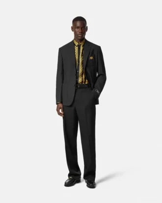 cma din mtase twill cu imprimeu 2 1 330x413 - Cămașă din mătase twill cu imprimeu