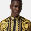 Cămașă din mătase twill cu imprimeu Cămașă din mătase twill cu imprimeu