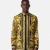 Cămașă din mătase twill cu imprimeu Cămașă din mătase twill cu imprimeu