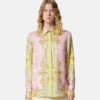 Cămașă din mătase twill imprimată Cămașă din mătase twill imprimată