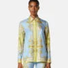 Cămașă din mătase twill imprimată Cămașă din mătase twill imprimată