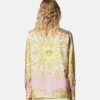 Cămașă din mătase twill imprimată Cămașă din mătase twill imprimată