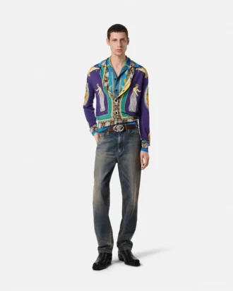 Cămașă din mătase Versace Safari