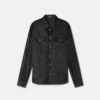 Cămașă din poplin de bumbac jacquard Cămașă din poplin de bumbac jacquard