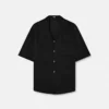 Cămașă din poplin de bumbac jacquard Cămașă din poplin de bumbac jacquard