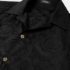 Cămașă din poplin de bumbac jacquard Cămașă din poplin de bumbac jacquard