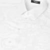 Cămașă din poplin de bumbac jacquard Cămașă din poplin de bumbac jacquard