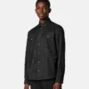 Cămașă din poplin de bumbac jacquard Cămașă din poplin de bumbac jacquard