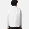 Cămașă din poplin de bumbac jacquard Cămașă din poplin de bumbac jacquard