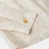 Cămașă din twill de mătase cu imprimeu pentru copii