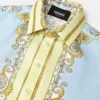 Cămașă din twill de mătase cu imprimeu pentru copii Cămașă din twill de mătase cu imprimeu pentru copii