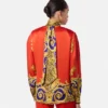 Cămașă Lavallière din mătase Barocco Silk Cheetah Cămașă Lavallière din mătase Barocco Silk Cheetah