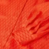 Cămașă Lavallière din mătase jacquard cu imprimeu V Allover