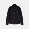 Cămașă lungă din jacquard cu imprimeu leopard