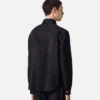 Cămașă lungă din jacquard cu imprimeu leopard