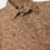 Cămașă oversize din jacquard Barocco