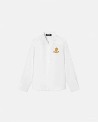 Cămașă Oxford pentru copii cu logo Versace