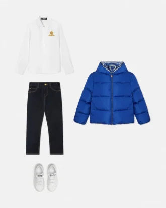 Cămașă Oxford pentru copii cu logo Versace