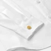 Cămașă pentru copii din bumbac poplin jacquard Cămașă pentru copii din bumbac poplin jacquard