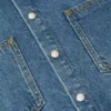 Cămașă pentru copii din denim cu logo vintage din anii ’90 Cămașă pentru copii din denim cu logo vintage din anii ’90