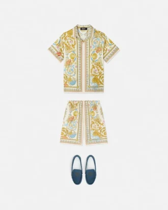 Cămașă pentru copii din mătase Barocco Silk
