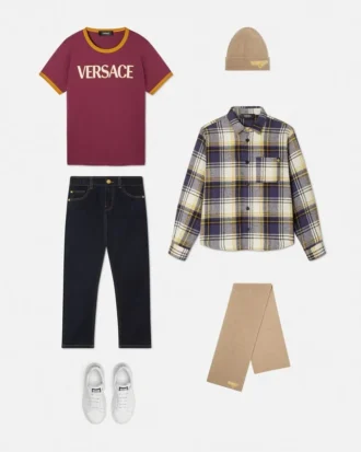 Cămașă pentru copii Versace Milano Tartan Cămașă pentru copii Versace Milano Tartan