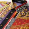 Cămașă regulată din twill de mătase imprimat Cămașă regulată din twill de mătase imprimat