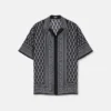 Cămașă slim din mătase twill cu imprimeu Cămașă slim din mătase twill cu imprimeu