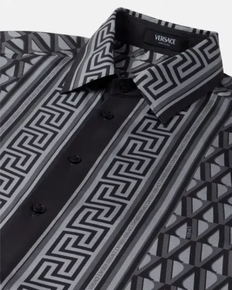 cma slim din mtase twill cu imprimeu 2 1 330x413 - Cămașă slim din mătase twill cu imprimeu