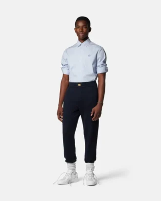 Cămașă slim din poplin de bumbac cu dungi Cămașă slim din poplin de bumbac cu dungi